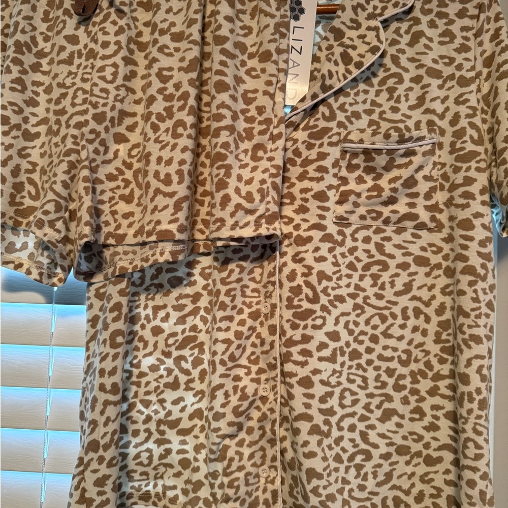 Leopard Print Women’s Pajamas